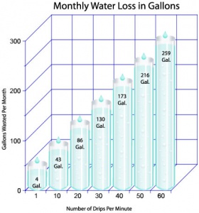 Monthly Water Loss Chart | Spartan Plumbing